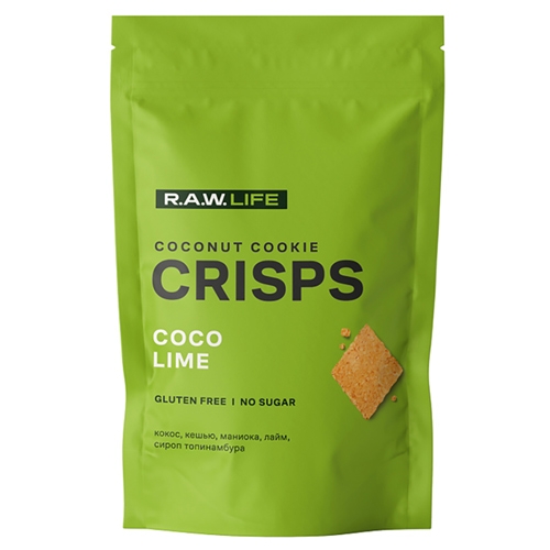 Raw Life Crisps «Кокос-Лайм»
