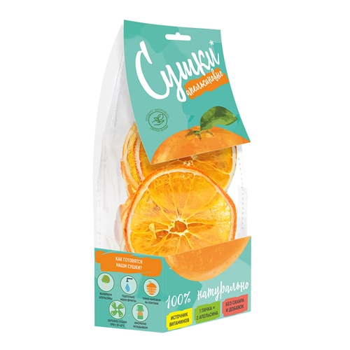 Чипсы фруктовые «Сушки» апельсиновые Биопродукты